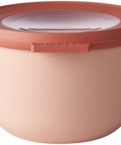 - Cirqula çok amaçlı kase yuvarlak Nordic Blush – 500 ml – saklama kutusu, buzdolabı kutusu, derin dondurucu, mikrodalga fırın kabı ve kapaklı servis kasesi olarak kullanılabilir