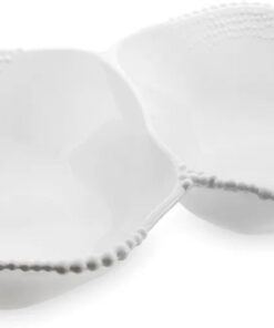 Maris Melamin 2 Bölmeli Beyaz Servis Kase 32.6x24.6x7.1 cm