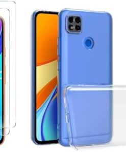 CONNERS REDMİ 9C CRYSTAL ŞEFFAF SİLİKON + 2 ADET CAM EKRAN KORUYUCU