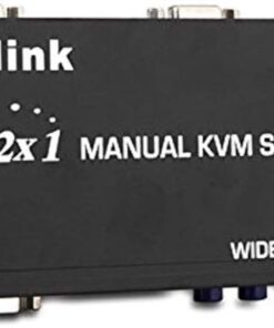 SL-325 2 Port VGA+PS2 1.8m M/M Kablolu Manuel Kvm Switch