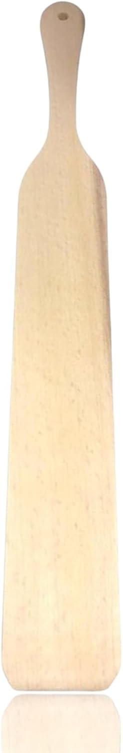 Spatula Mutfak Servis Aleti – Çok Amaçlı Tepsi, Börek, Pasta Çevirme ve Servis Aracı, Mutfak İçin Uzun Ahşap Spatula, 30 cm