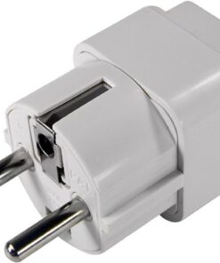 Evrensel Türkiye Priz Çevirici Adaptör Seyahat Fişi Adaptörü, Türk Erkek Fişli, Universal, Beyaz