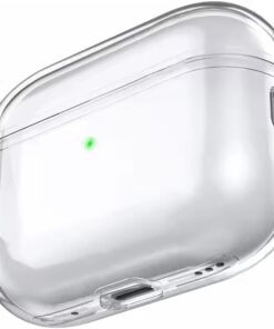 AirPods 3 Nesil için Kılıf İçi Süet Darbelere Dayanıklı Parmak İzi Karşıtı MagSafe Şarj ile Uyumlu Apple AirPods 3 Nesil Uyumlu Kılıf (Şeffaf)