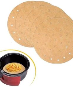 Airfryer Pişirme Kağıdı, Fritöz Yağlı Kağıdı, Yanmaz Kağıt 100 Adet Oval 1.Sınıf