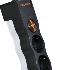 TSK19010 POWERSURGE 3-SURGE PROTECTION PLUG-1050 JOULE- WITH CABLE SİYAH