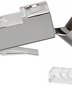 Tkz 2942 Cat7 RJ45 METAL Ethernet Konnektörü Jack CAT7 U/FTP & S/FTP ve CAT6A S/FTP & U/FTP tipi Uyumludur (10)