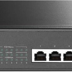 TL-SG1008MP, 8-Port Gigabit Desktop/Rackmount Switch with 8-Port PoE+, Siyah