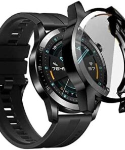 Huawei GT2 ile uyumlu 46mm Watch Gard 02 Ekran Koruyucu Siyah
