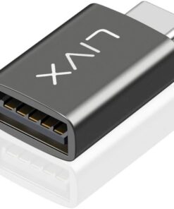 USB 3.1 To Type-C 10Gbps Veri Aktarımı 3A Hızlı Şarj ve Data Aktarımı Çevirici Dönüştürücü OTG Adaptör Space Gray OTGKS