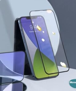 Apple iPhone 14 Tam Kaplayan Temperli Cam Ekran Koruyucu Siyah [iPhone 14 ile Uyumlu Ekran Koruyucu]