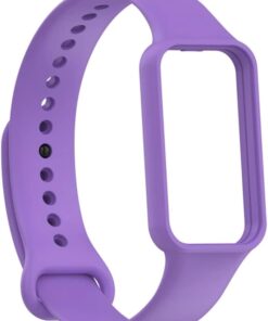 Amazfit Band 7 Silikon Kordon Lila