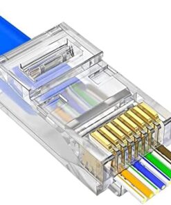Plus PrimeX PX-560C6 RJ-45 Cat6 100 Lü Paket Yeni Nesil RJ45 Jack UTP