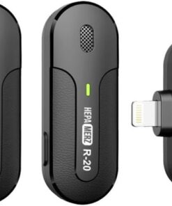 Merz R-20 İphone Uyumlu Üst Kalite Kablosuz Lightning Yaka Mikrofonu