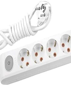 Multi-Let Dörtlü Priz Anahtarlı Topraklı Kablolu Çocuk Korumalı 5 Mt