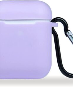 Trend Apple AirPods 2/1 Nesil Uyumlu Kılıf Silicone Fit (Silikon) Lila Renk