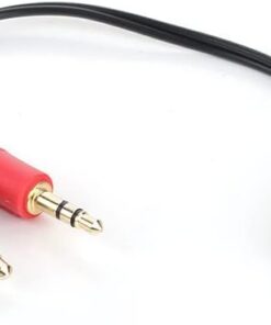 2x3.5mm Stereo Erkek - 3.5mm Stereo Dişi Y Kablo (DK-CB-AUC02)