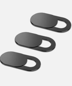 Web Kamerası Kapağı, Webcam Cover, Notebook, Laptop, Macbook, Telefon, Tablet İçin Kamera Kapatıcı, Gizleyici Siyah (3 Adet)