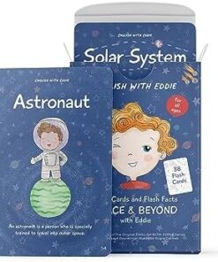 WITH EDDIE Flash Cards And Flash Facts Space & Beyond With Eddie 57393340 (Çocuk Sürümü)