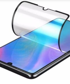 Trend Samsung Galaxy A34 Uyumlu Nano Ceramic Ekranı Tam Kaplayan Parlak Kavisli Esnek Kırılmaz Cam İnce Esnek Ekran Koruyucu