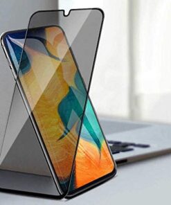 Case Oppo A15 Ekran Koruyucu Hayalet Gizlilik Filtreli Tam Kaplar