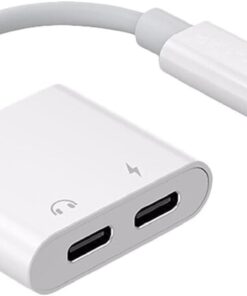 5067 Type C To Kulaklık Hızlı Şarj Giriş Çevirici Çoklayıcı Çoğaltıcı Splitter Adaptör