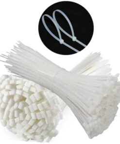 mm Beyaz 30cm Kablo Bağı Plastik Cırt Kelepçe Toplayıcı-100 Adet