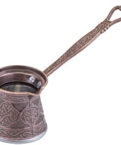 5 Zamak Döküm Kahve Cezvesi 4-5 Kişilik Bakır Rengi