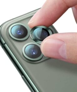 Kamera Lens Koruyucu Kırılmaz Metal çerçeveli Kamera Lens Koruma Yeşil Apple iphone 12 Pro iphone 11 Pro iphone 11 Pro Max ile Uyumlu ürün