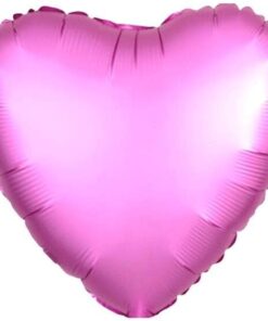 VİTRİNİ Pembe Renk Kalp Folyo Balon 24 İnç