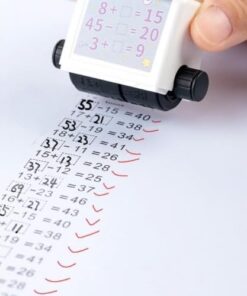 Toplama Çıkarma Rulosu, Doldurulabilir Mürekkepli Okul Öncesi Toplama Çıkarma Matematik Damgası Kaşesi
