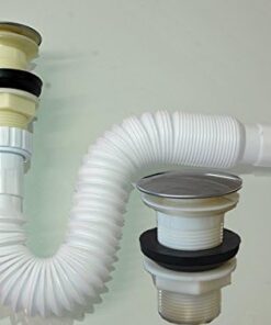 Esnek sifon gider garnitürü Pop Up tahliye vanası tahliye lavabo