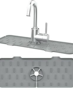 Su Engelleyici Mutfak Banyo Lavabo Musluk Kenarı Silikon Mat Sıçrama Engelleme Matı