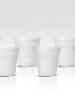 Y0Tz502 6 Espresso Bardağı, Porselen, Beyaz, 23,7 x 14 x 7 cm, 6 Parça