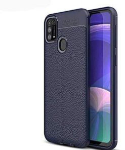 CONNERS GALAXY M31 (LİTCHİ PATTERN) BACK COVER KILIF LACİVERT