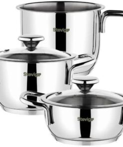 4 Mini Meals 18/10 Paslanmaz Çelik Tencere Seti 5 Parça ST-303