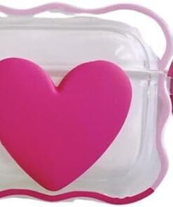 2. Nesil Uyumlu Koruyucu Kalpli Kulaklık Kılıfı (Koyu Pembe)