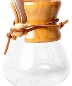 Cam Dripper Kahve Ekipmanı - Kahve Demleme Aleti - Cam Kahve Demleme - (*Chemex Benzeri) - 400 ml