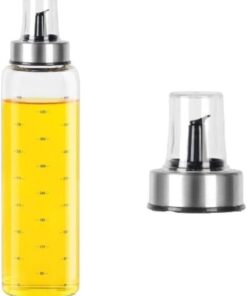 Olivia 500 ml Borosilikatlı Akıtmaz Cam Yağlık
