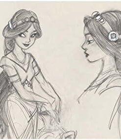 Prenses Kartpostal Kutusu (Disney Princess Art, Disney Koleksiyon Tableti, Disney Posta Kartları): 100 Koleksiyonluk Kartpostal
