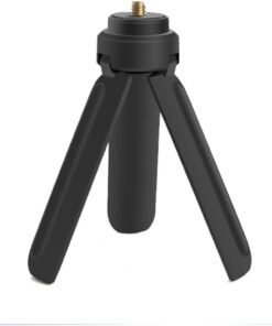 Aksiyon Kameraları 1/4 Vida Uyumlu Kamera Sabitleyici Portatif Mini Tripod Siyah