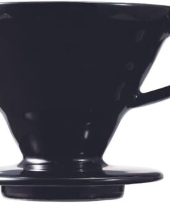 V60 Dripper 02 Kasuya Model, Siyah, Seramik
