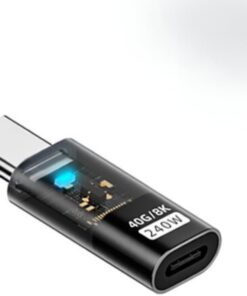 Type C to Type C USB3.2 240W 40Gbps 8K Hızlı Şarj Veri ve Görüntü Aktarımı Çevirici Adaptör OTGST