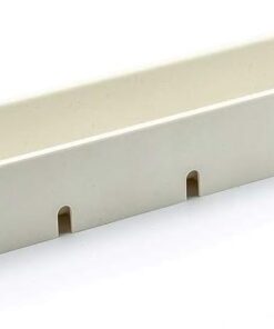 Flexispace 899434 Mutfak Gereçleri İçin Çekmece Düzenleyici, Plastik, Beyaz, 37 x 7,5 x 4,5 cm