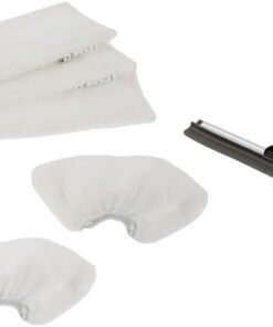 Karcher SC Serisi için Cam Silme Aparatı ve Mikrofiber Bez Seti 3'lü, SC1 SC2 SC3 SC SC5 Modeller ile Uyumlu Cam Silme Aparatı ve 3'lü Mikrofiber Bez Seti