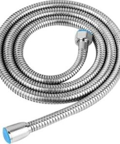 Ekstra Uzun Örrgülü Duş Spirali/Patlamaya Dayanımlı Yüksek Basınçlı 2 Metre Banyo Hortumu/Paslanmaz, Su Tasarruflu EPDM Duş Borusu (%100 Yerli Üretim)