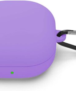 Samsung Galaxy Buds Pro için Kılıf Mat Silikon Lila [Buds Pro ile Uyumlu Kılıf - Lila]