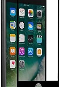 7 ve iphone 8 için Tam Ekran Esnek ince Parmak izi Bırakmayan Ceramic Yeni Nesil FULL Ekran Koruyucu Cam. Ekranı Tam Kaplayan Esnek Matte Ekran Koruyucu cam (Siyah)