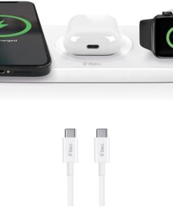 AirCharger Trio 3’ü 1 Arada iPhone + Apple Watch + AirPods Kablosuz Hızlı Şarj Aleti