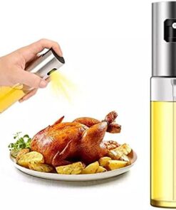 Spreyli Cam Şişe Yağdanlık, Yağ, Sirke ve Limon Püskürtücü, 100 ml, Asorti