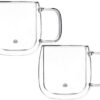 Glory 2 li Double Wall Çift Cidarlı Kulplu Küçük Bardak 250 ml